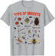 Type of Insects Bug Collection Funny Entomologist Entomology