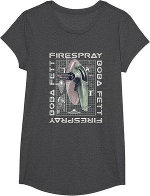 Star Wars The Book Of Boba Fett Firespray Schematic Poster