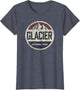 Vintage Glacier National Park Retro Mountain Kids Souvenir