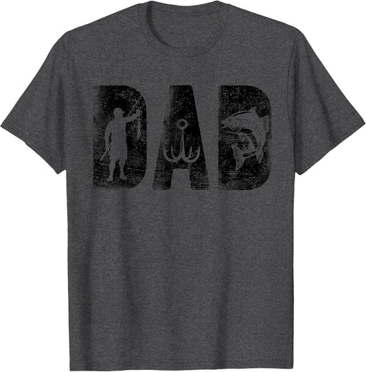 Fishing Dad Birthday Classic Bold Font Fish Daddy