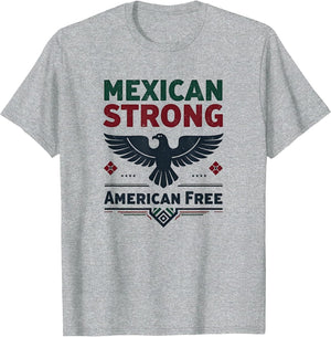Mexican Strong American Free Heritage Design