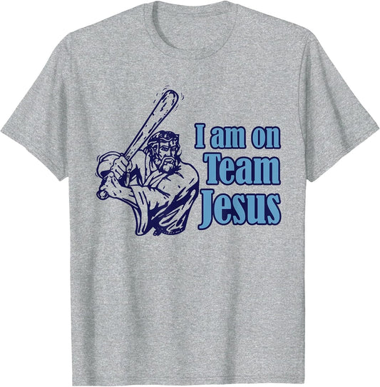 I Am On Team Jesus Baseball Christianity