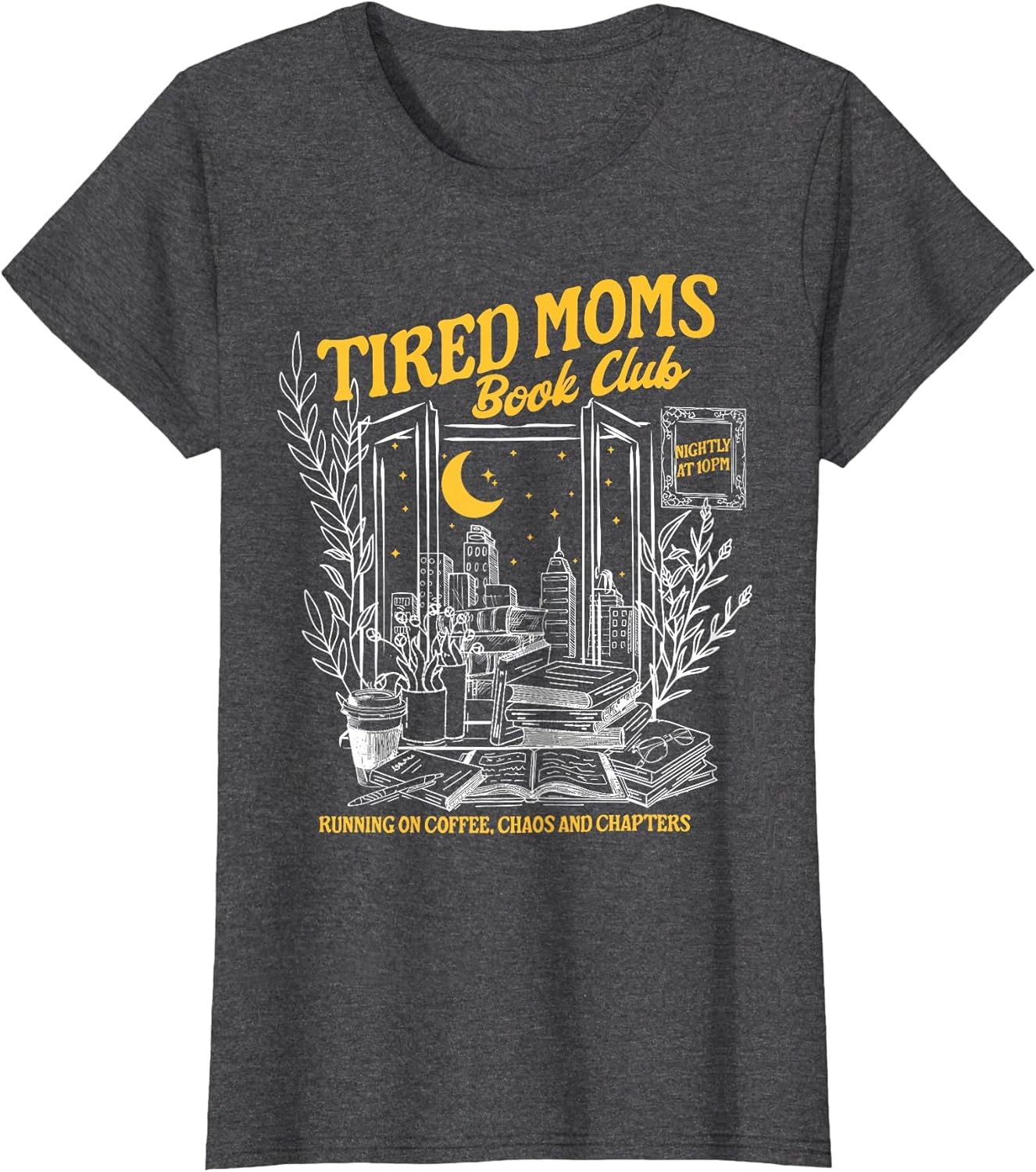 Retro Tired Moms Book Club Bookish Booktrovert Mother's Day