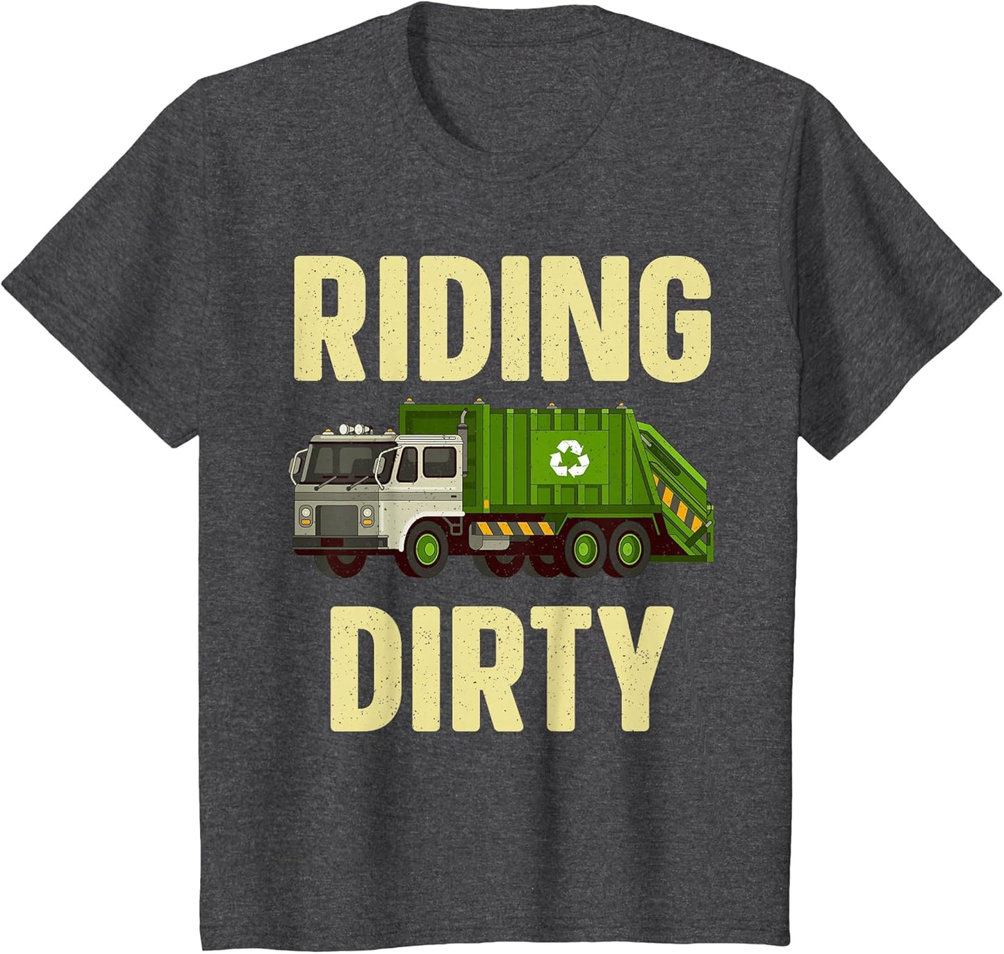 Funny Garbage Truck Art for Toddler Boys Trash Garbage Truck
