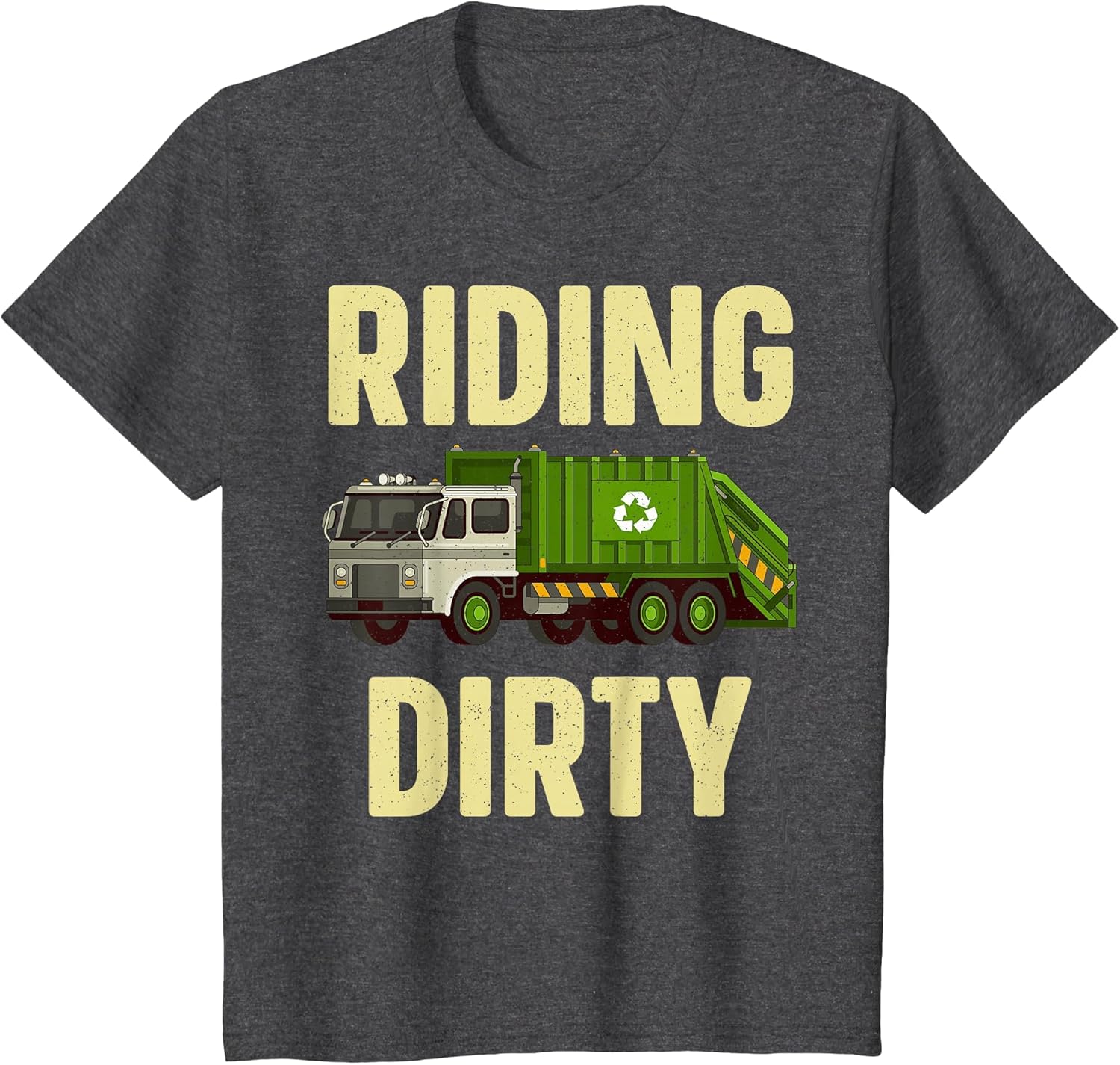 Funny Garbage Truck Art for Toddler Boys Trash Garbage Truck