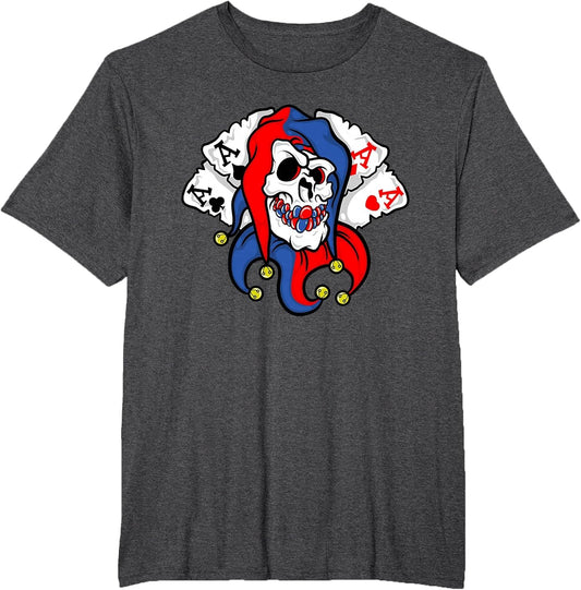 Joker Skull Face Poker Playing Card Sarcasm Smile
