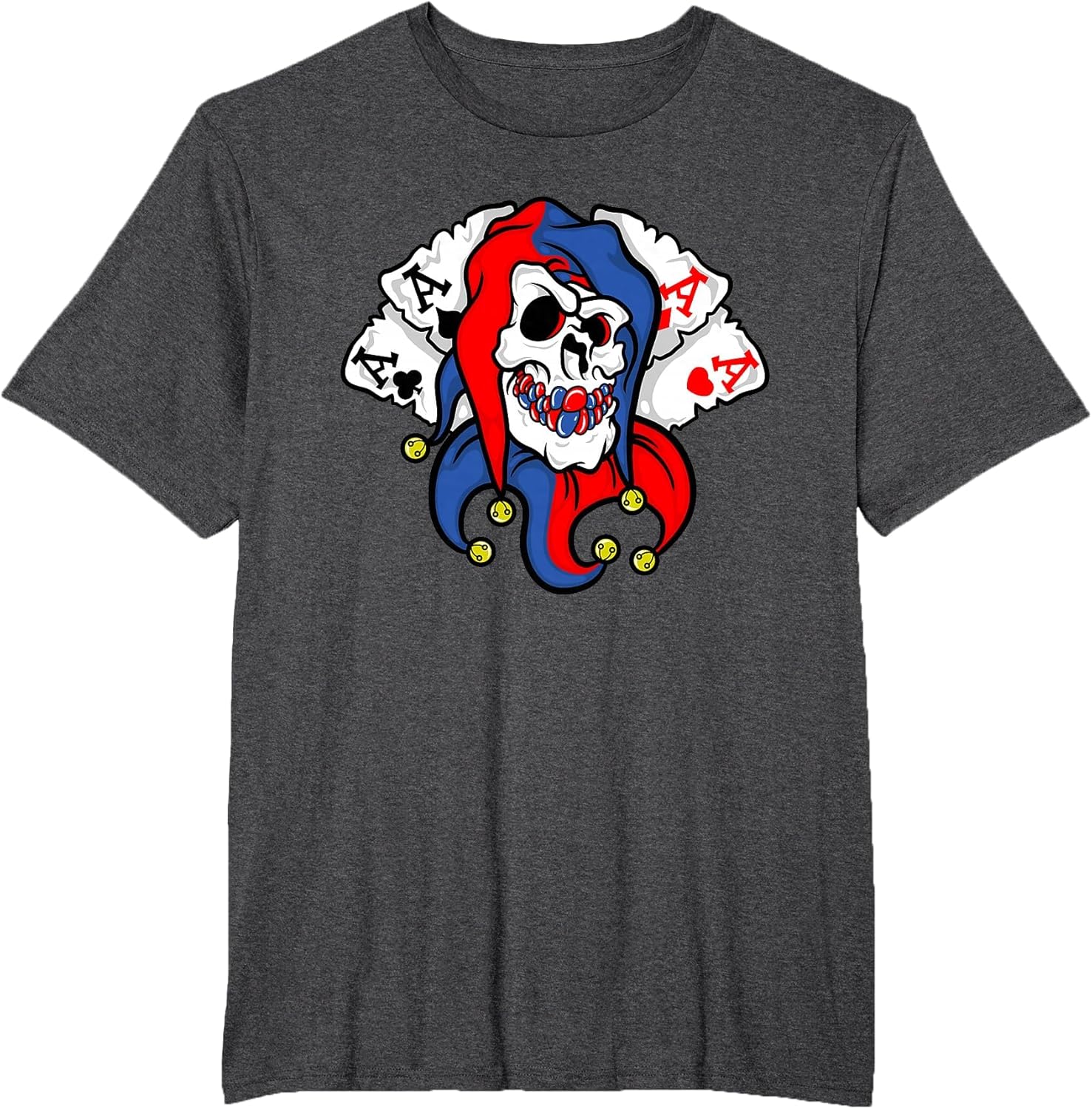Joker Skull Face Poker Playing Card Sarcasm Smile