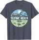 Seaside Beach Florida Wagon Beach Palms Surfer Vintage