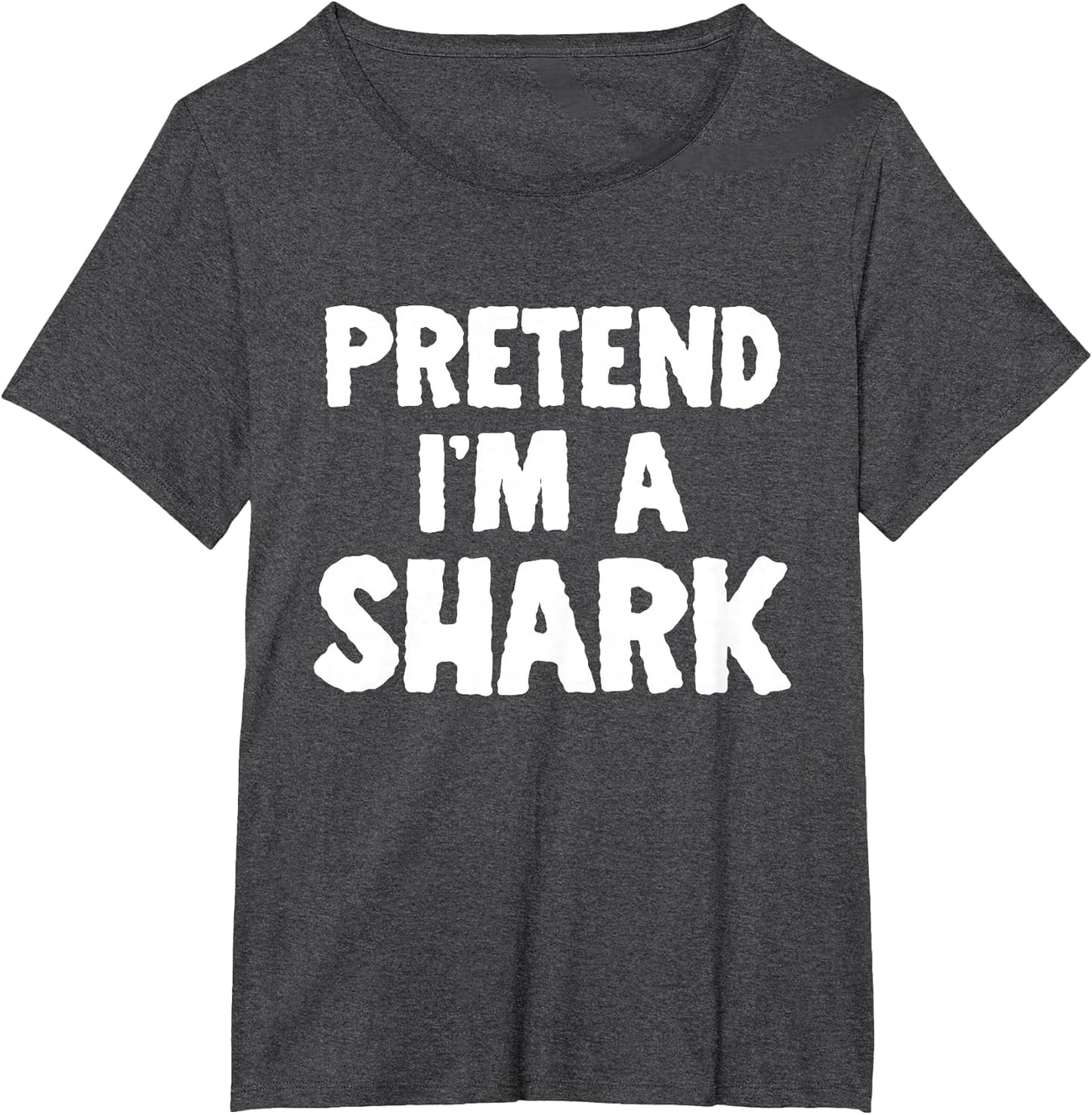 Pretend I'm A Shark Funny Halloween Costume Humor