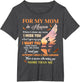 for My Mom in Heaven When I Close My Eyes I Miss You Mother