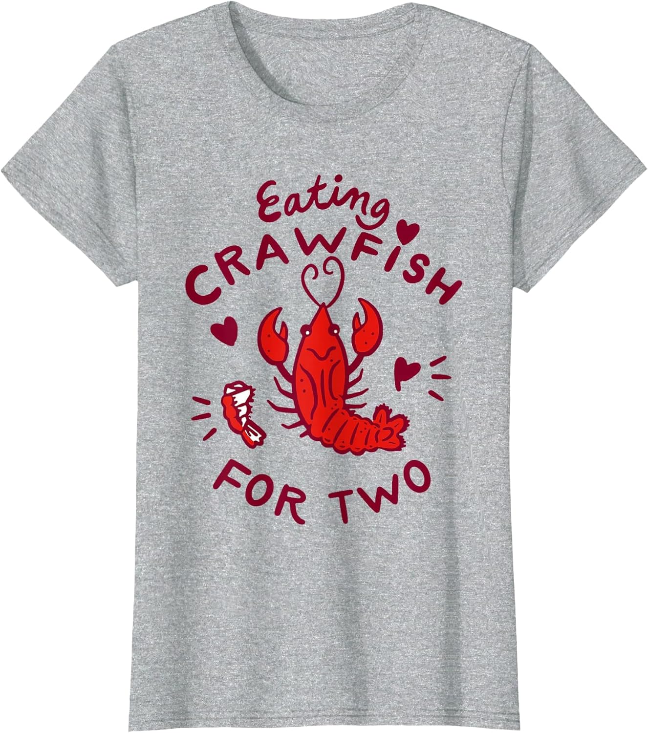 Eating Crawfish for Two Crawfish Boil Pregnancy Announcement