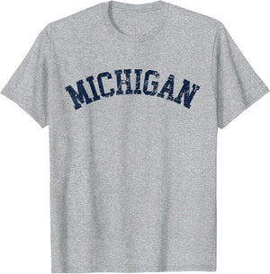 Michigan Retro Vintage Weathered