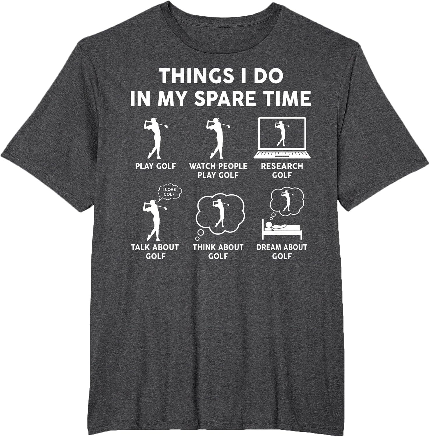 Thing I Do in My Spare Time Funny Golf Lovers Golfer Golfing