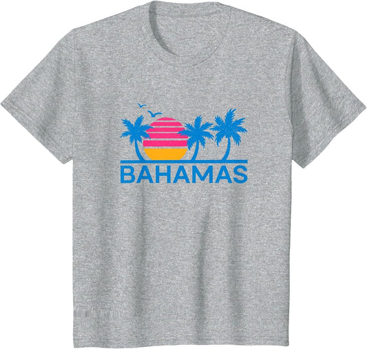 Bahamas Retro 80s Tropical Beach Aesthetic