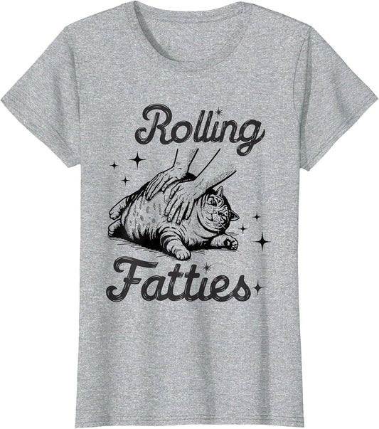 Rolling Fatties Cat Funny Cute Cat Lover Kitten Owner Kitty