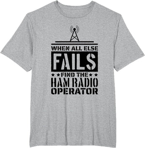 Radio Operator When All Else Fails Find Ham Radio Operator