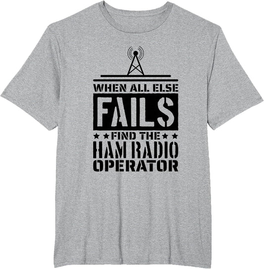 Radio Operator When All Else Fails Find Ham Radio Operator