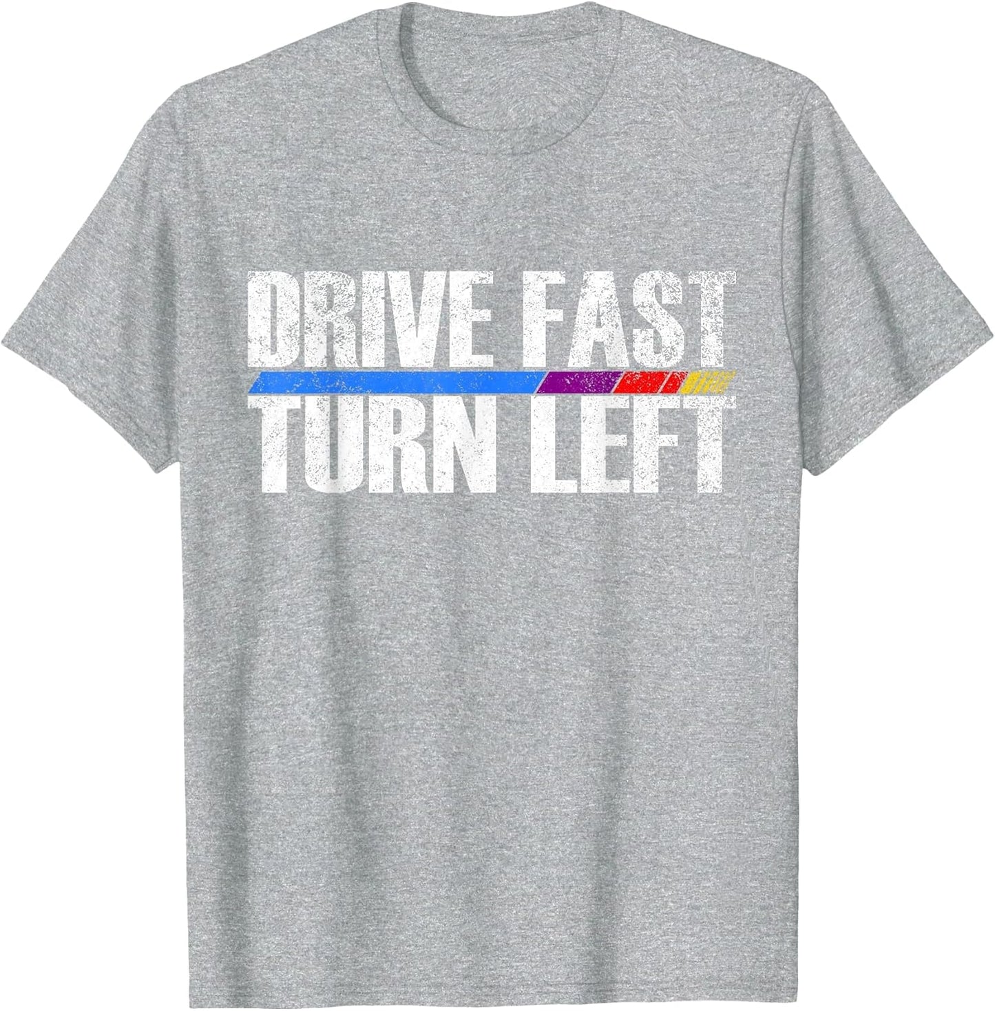 Funny Drive Fast Turn Left Circle Track Racing
