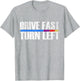 Funny Drive Fast Turn Left Circle Track Racing
