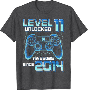 Level 11 Unlocked Video Game Party 11th Birthday Gamer Boys
