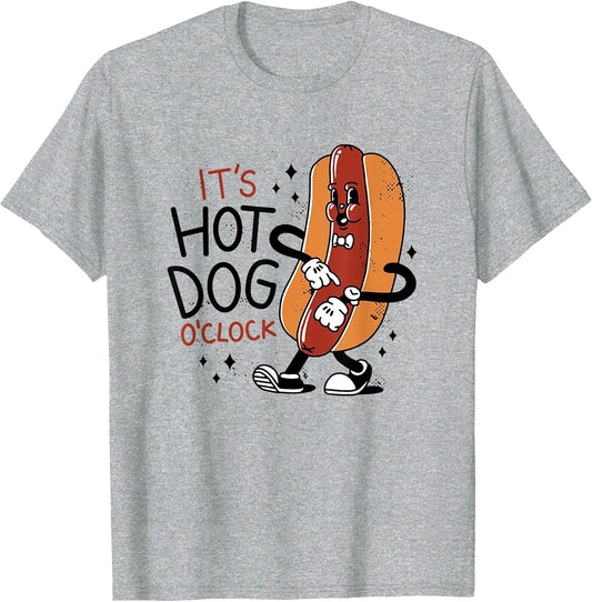 Funny Street Food Quote It's hot Dog o'clock Funny Hot Dog