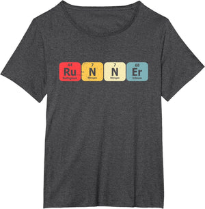 Periodic Table Runner Marathon Running Funny Chemistry Pun