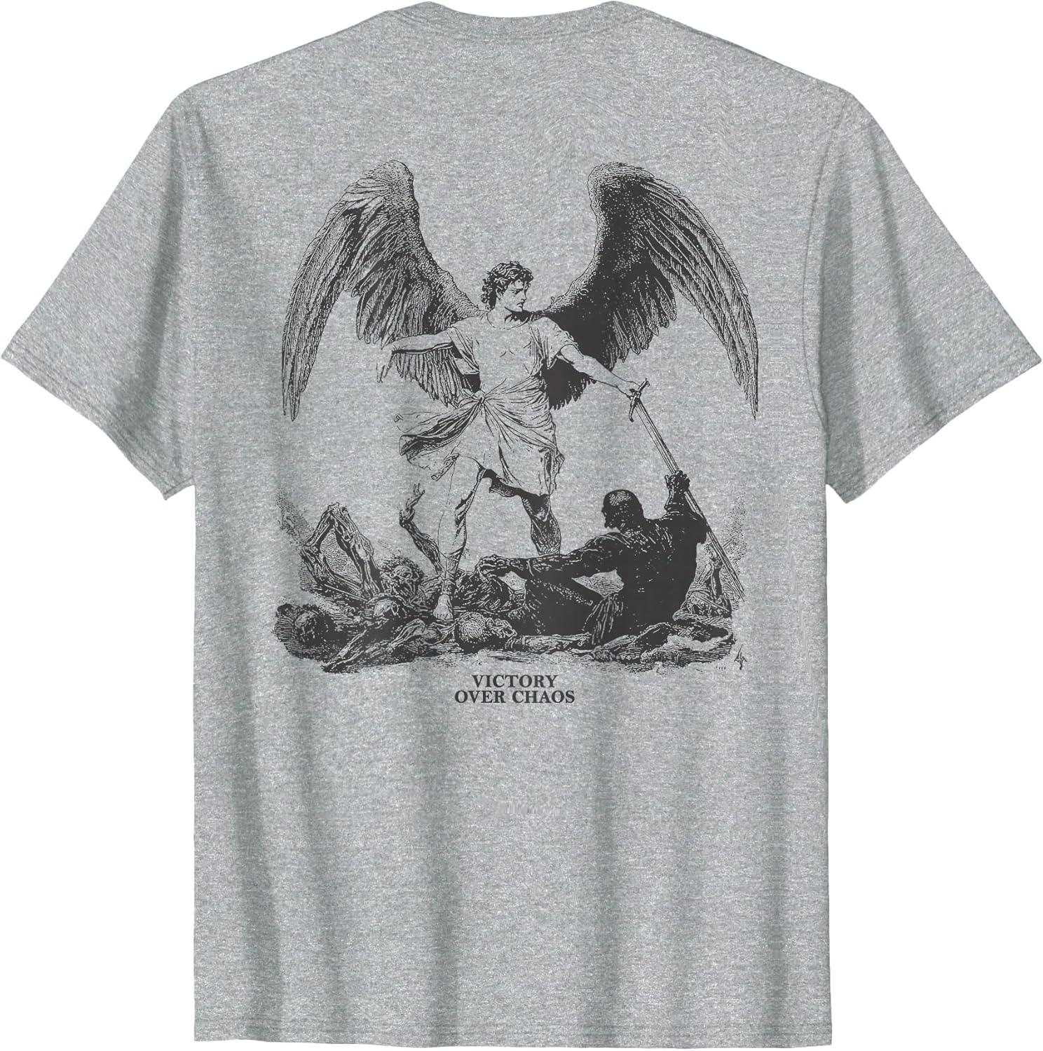 Angel Victory Over Chaos Urban Streetwear (Art Back)