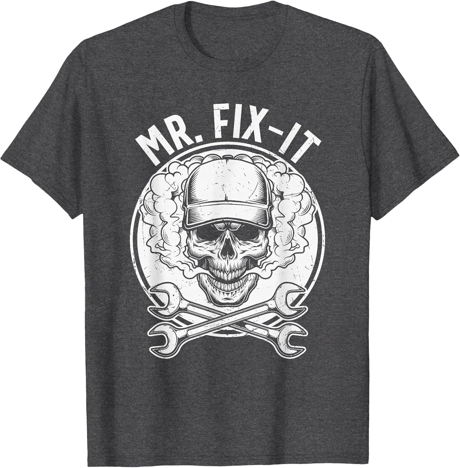 MR. Fix-It Skull Head with Smoke and Cross Spanners Wrench