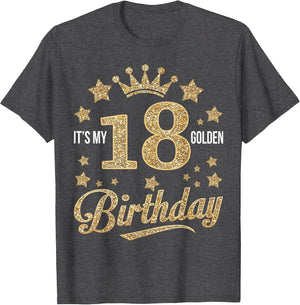It's My 18th Golden Birthday 18 Year Old Bday Groovy