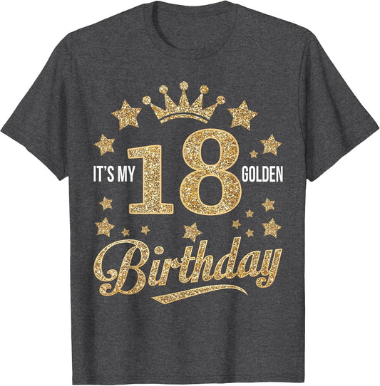 It's My 18th Golden Birthday 18 Year Old Bday Groovy