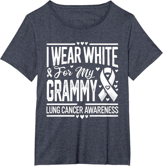 I Wear White for My Grammy Lung Cancer Awareness