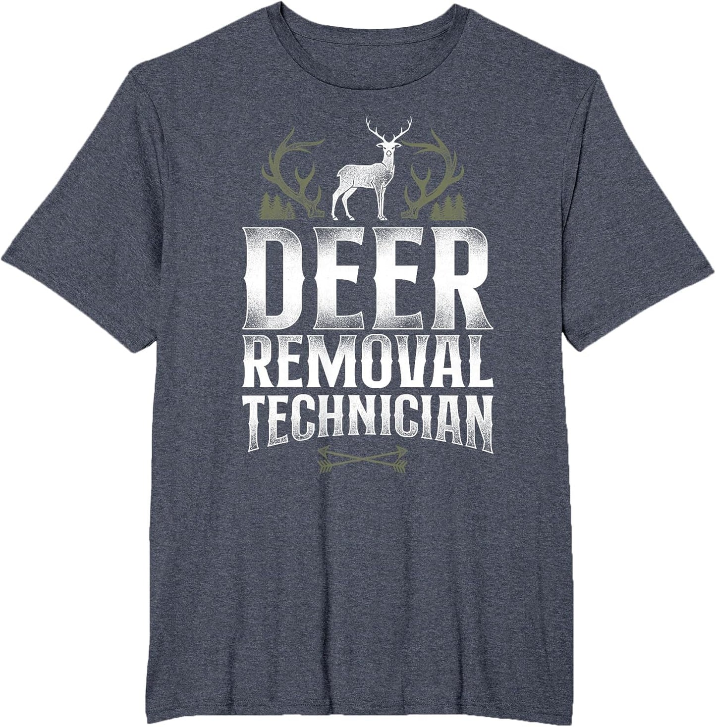 Buck Deer Hunting Hunter Vintage Deer Removal Technician