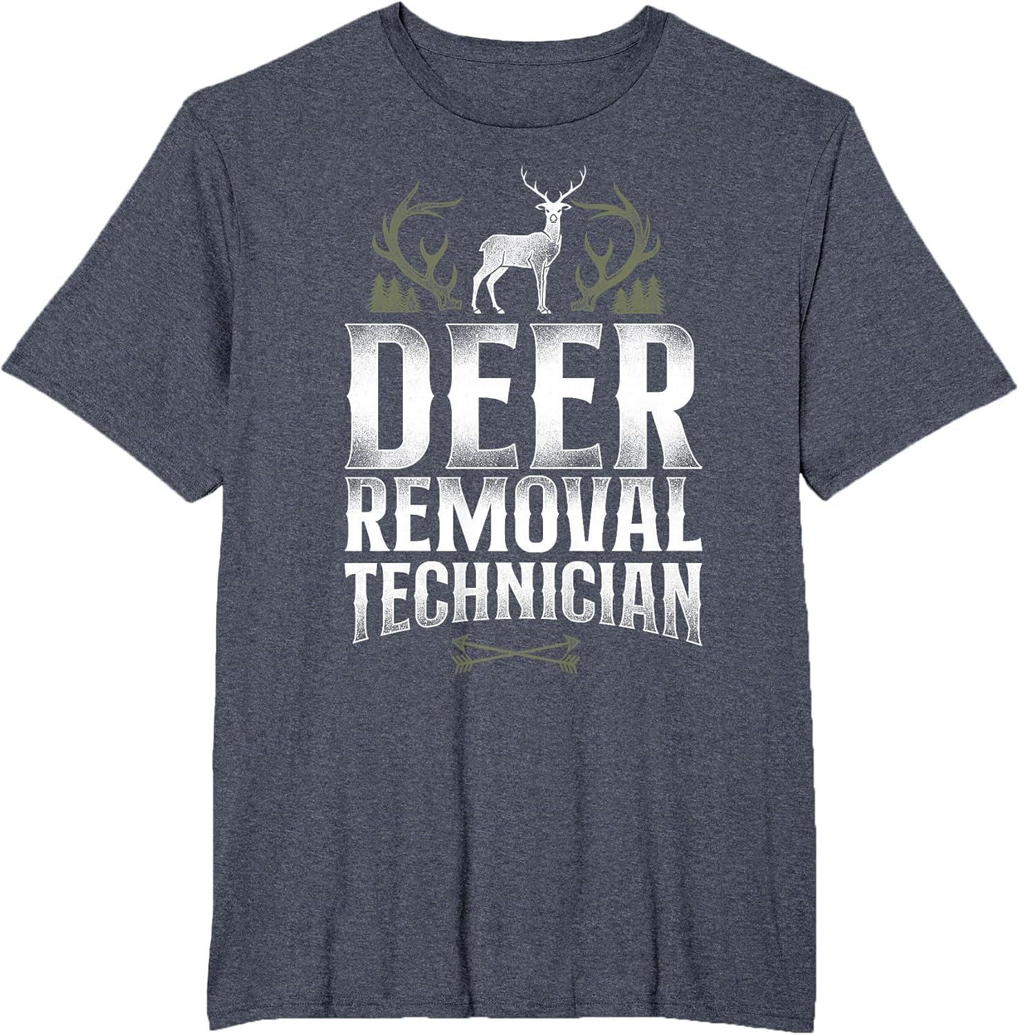 Buck Deer Hunting Hunter Vintage Deer Removal Technician