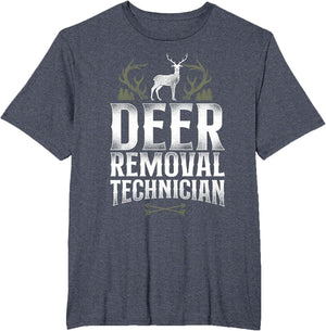 Buck Deer Hunting Hunter Vintage Deer Removal Technician
