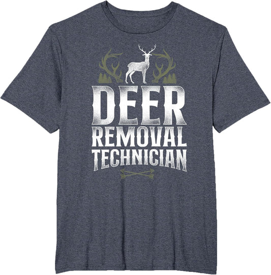 Buck Deer Hunting Hunter Vintage Deer Removal Technician