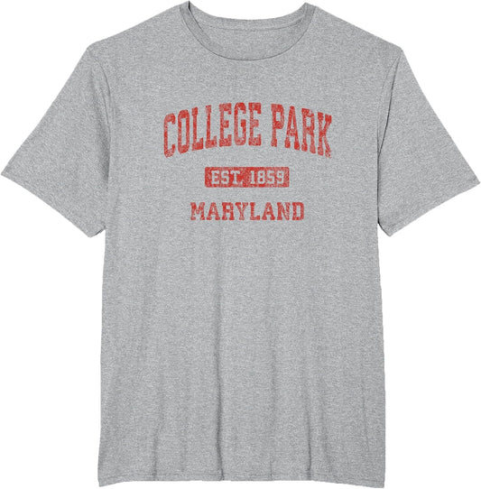 College Park Maryland MD Vintage Athletic Sports Design