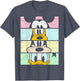 Disney Mickey and Friends Group Comic Panels , Men, Heather Blue, 4X-Large