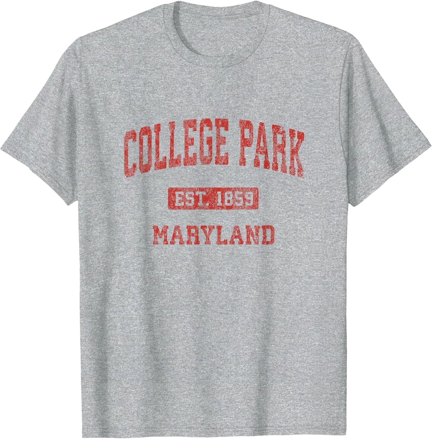 College Park Maryland MD Vintage Athletic Sports Design