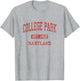 College Park Maryland MD Vintage Athletic Sports Design