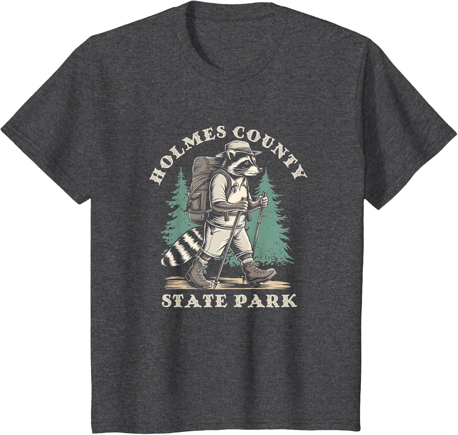 Holmes County State Park Mississippi Hiking Backpack Raccoon