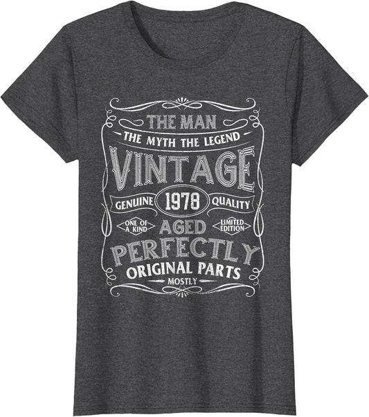 Man Myth Legend Vintage 1978 Year of Birth Birthday