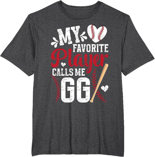 My Favorite Baseball Player GG Baseball GG Grandma