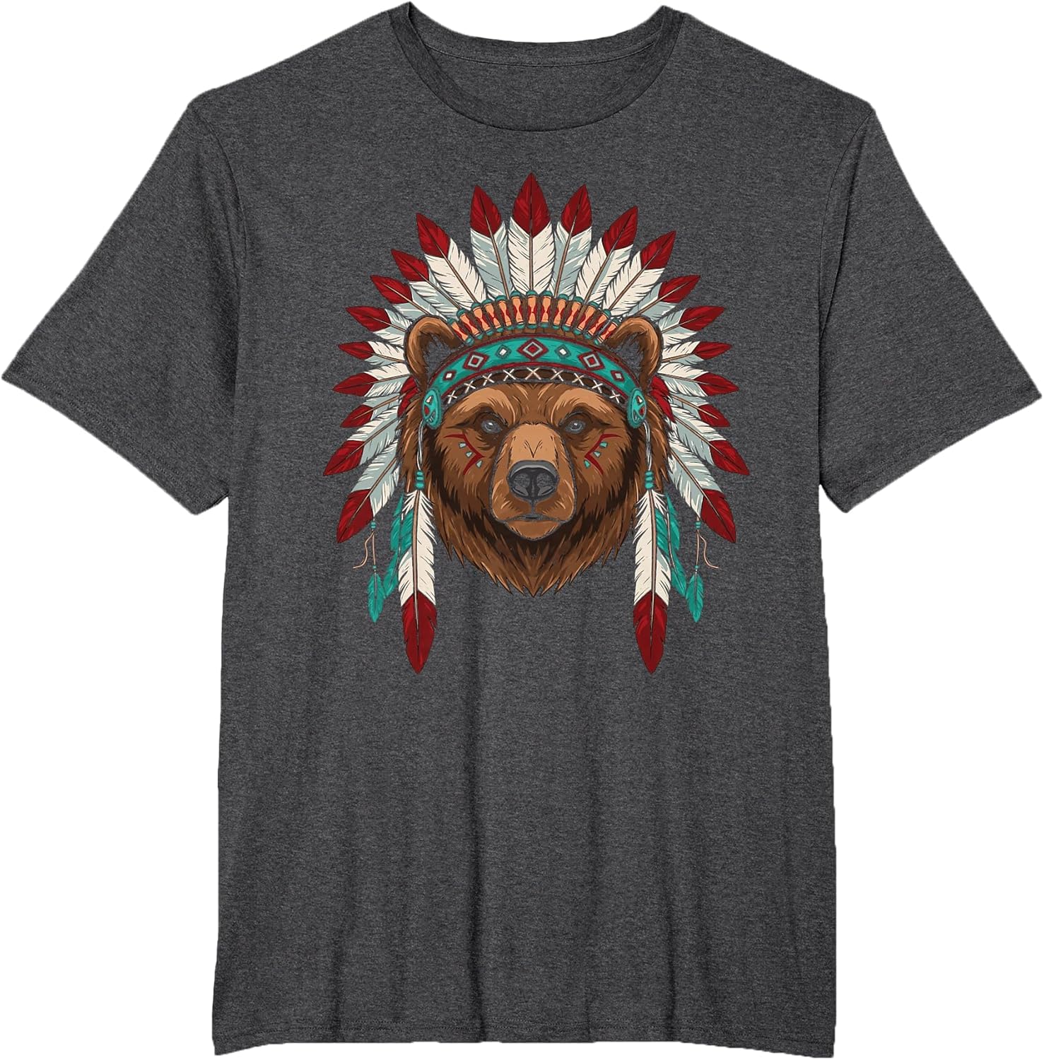 Native Indian American Day Totem Bear Art Native American