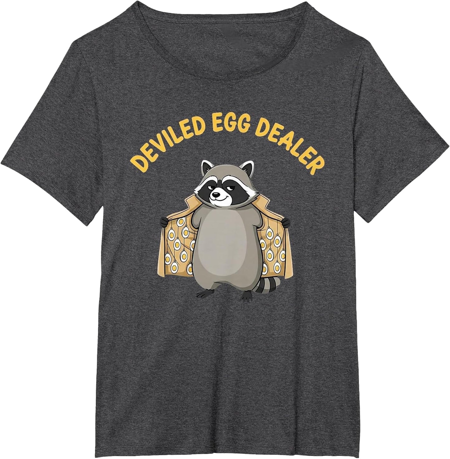 Funny Raccoon Deviled Egg Dealer Trench Coat