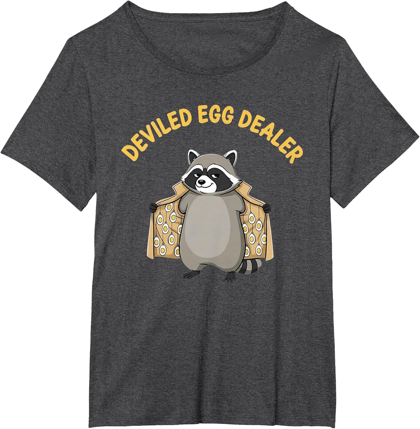 Funny Raccoon Deviled Egg Dealer Trench Coat