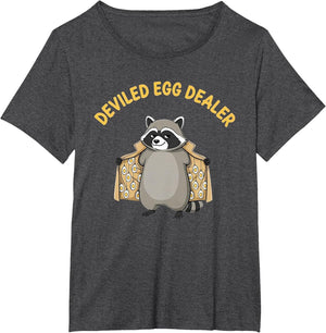 Funny Raccoon Deviled Egg Dealer Trench Coat
