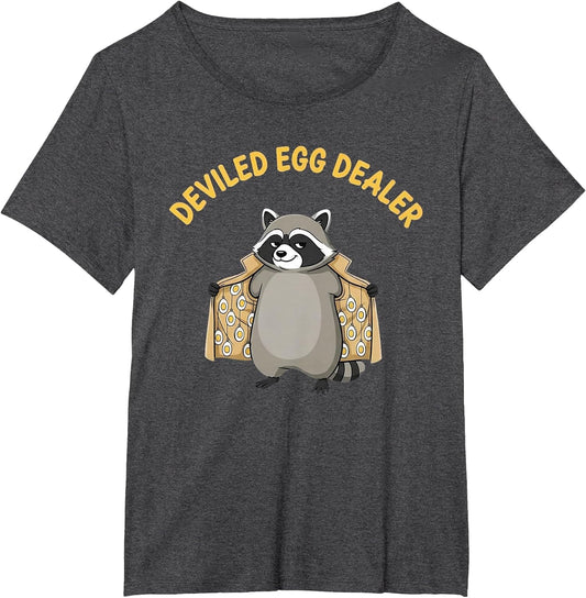 Funny Raccoon Deviled Egg Dealer Trench Coat