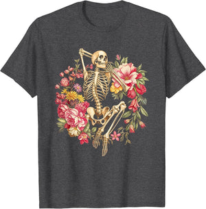 Floral Skeleton Flowers Goth Skulls Halloween Costume