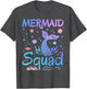 Mermaid Squad Birthday Girls Matching Family Party Themed