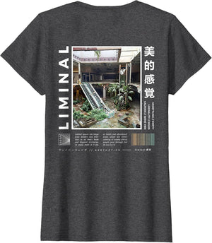 Liminal Spaces (Backprint) Vaporwave Backrooms Pastel Goth